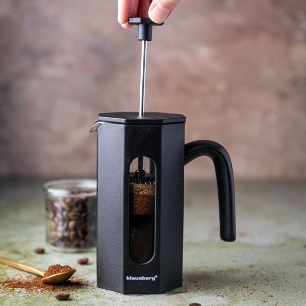 Заварник для кави та чаю Klausberg KB-7676 French press 0,35 л для приготування свіжих напоїв