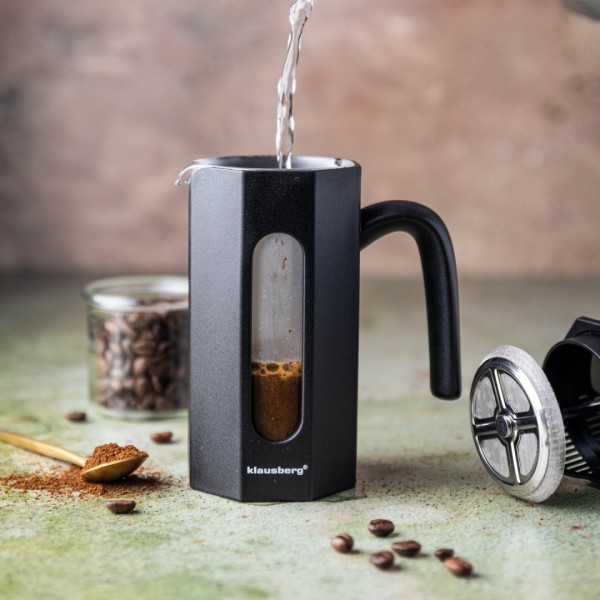 Заварник для кави та чаю Klausberg KB-7676 French press 0,35 л для приготування свіжих напоїв