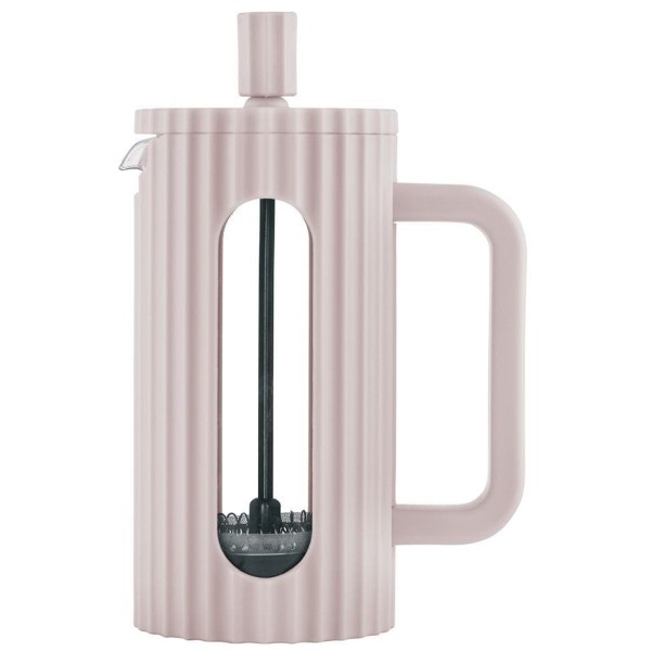 Заварник для кави та чаю Klausberg KB-7744, скляний French press 350 мл, бежева ручка
