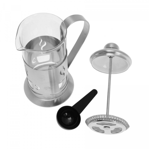 Заварник для чаю Kinghoff KH-4830 French press 350 мл з пресом для комфортного заварювання