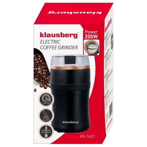Młynek do kawy Klausberg KB-7601 elektryczny do domowego parzenia