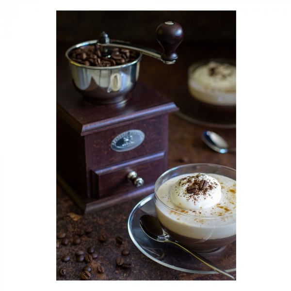 Ручний млинок, Bresil, Młynek do kawy 21 cm, для помолу зерен у кавоварці чи френч-пресі