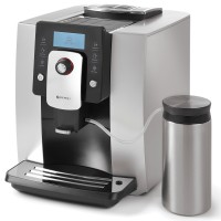 Ekspres do kawy automatyczny Hendi 208984 One Touch z pojemnikiem na mleko 600ml srebrny