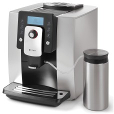 Ekspres do kawy automatyczny Hendi 208984 One Touch z pojemnikiem na mleko 600ml srebrny