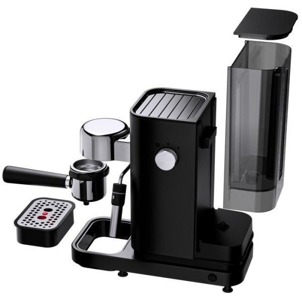 Кавовий напівавтомат, WMF, Lumero Deep Black, ручний рожок для еспресо, для дому/кафе