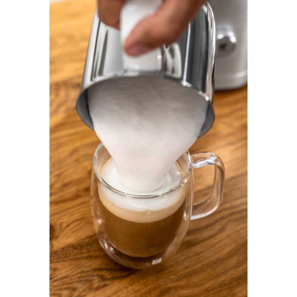 Спінювач молока Zwilling Enfinigy срібний для приготування кавових напоїв