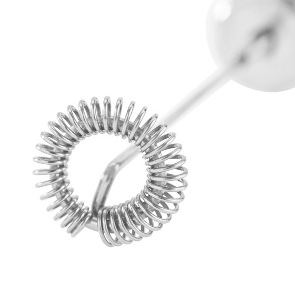 Спінер для молока, Roesle, Spieniacz do mleka — ручний для приготування капучино й латте, нержавійка