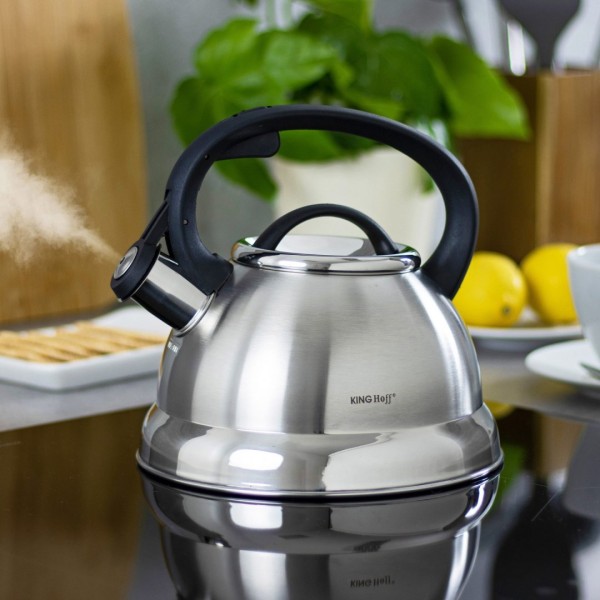 Czajnik do gotowania wody KiNGHOFF KH-3774 stalowy satyna 2,2L