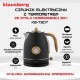 Czajnik elektryczny Klausberg KB-7907 stal nierdzewna 1,7 l z termometrem czarny