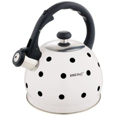 Czajnik emaliowany KiNGHOFF KH-1050 2.0L na kuchenkę w groszki