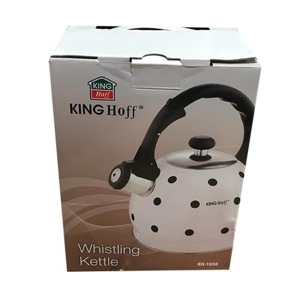 Czajnik emaliowany KiNGHOFF KH-1050 2.0L na kuchenkę w groszki