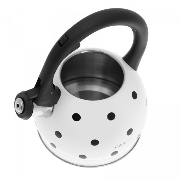 Czajnik emaliowany KiNGHOFF KH-1050 2.0L na kuchenkę w groszki