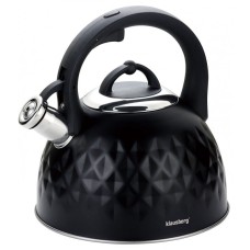 Czajnik stalowy Klausberg Diamond KB-7550 z gwizdkiem 3,0 l do kuchni