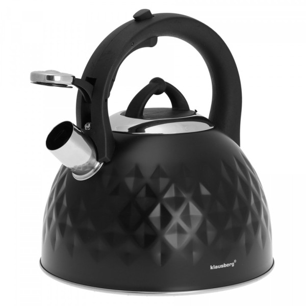 Czajnik stalowy Klausberg Diamond KB-7550 z gwizdkiem 3,0 l do kuchni