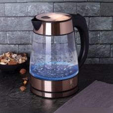Електричний чайник BerlingerHaus BH-9121 з LED підсвічуванням, мідний корпус для швидкого закипання води