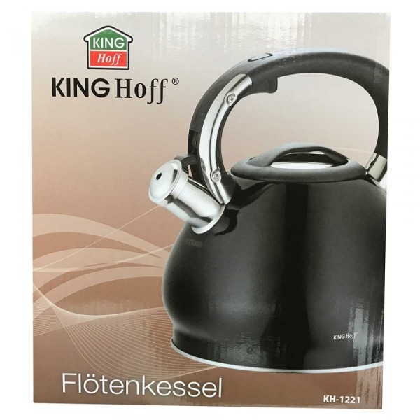 Czajnik stalowy KiNGHOFF KH-1221 3,4 l idealny do parzenia herbaty i kawy