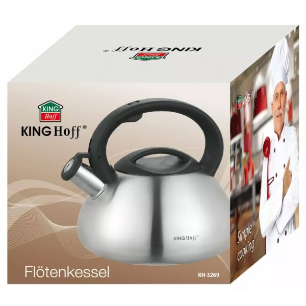 Czajnik stalowy Kinghoff KH-3269 3,0L satyna do kuchni