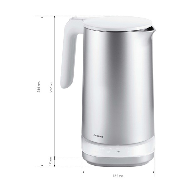 Czajnik elektryczny Zwilling Enfinigy Pro 1,5 l srebrny do kuchni