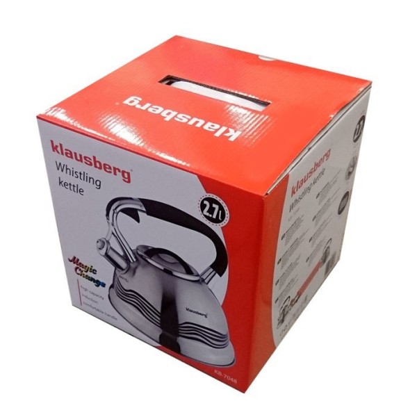 Czajnik stalowy Klausberg KB-7048 3,0L do gotowania wody