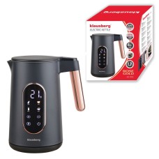 Czajnik elektryczny Klausberg KB-7892 bezprzewodowy 1,7L z regulacją temperatury czarny