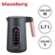 Czajnik elektryczny Klausberg KB-7892 bezprzewodowy 1,7L z regulacją temperatury czarny