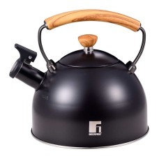Чайник для кип’ятіння води Bergner BG-37312 Charcoal, стальний, 2,3 л, з гудком