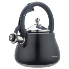 Czajnik stalowy Klausberg KB-7918 czarny matowy 2,8 l na gaz i indukcję