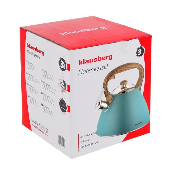 Czajnik stalowy Klausberg KB-7263 3.0L mat do gotowania wody