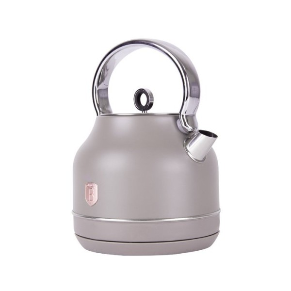 Електричний чайник BerlingerHaus Taupe BH-9514 з термометром для швидкого заварювання чаю