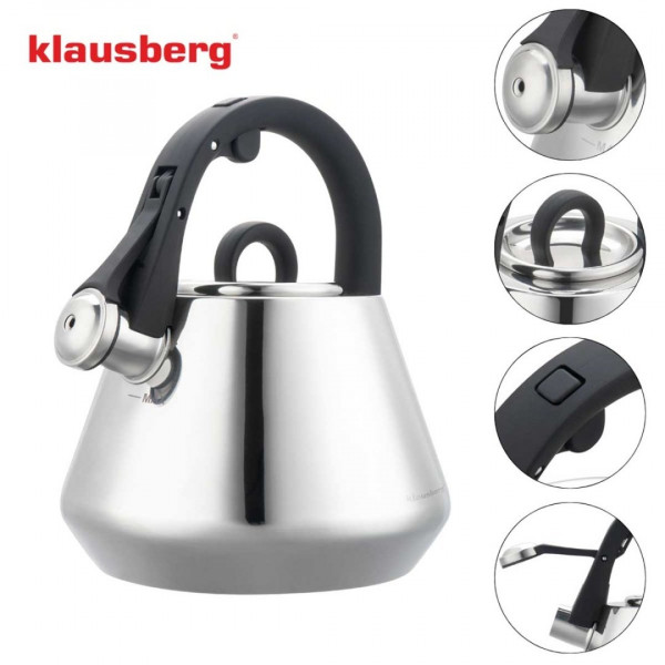 Czajnik ze stali nierdzewnej Klausberg KB-7947 (2,5 l)