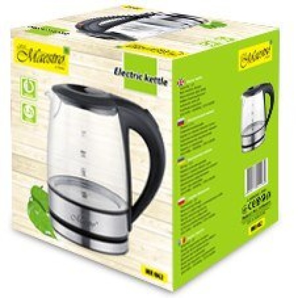 Czajnik elektryczny Maestro MR-062 szklany 1,2 l do kuchni