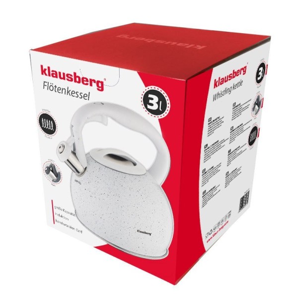 Чайник сталевий Klausberg KB-7265 (3.0 л)