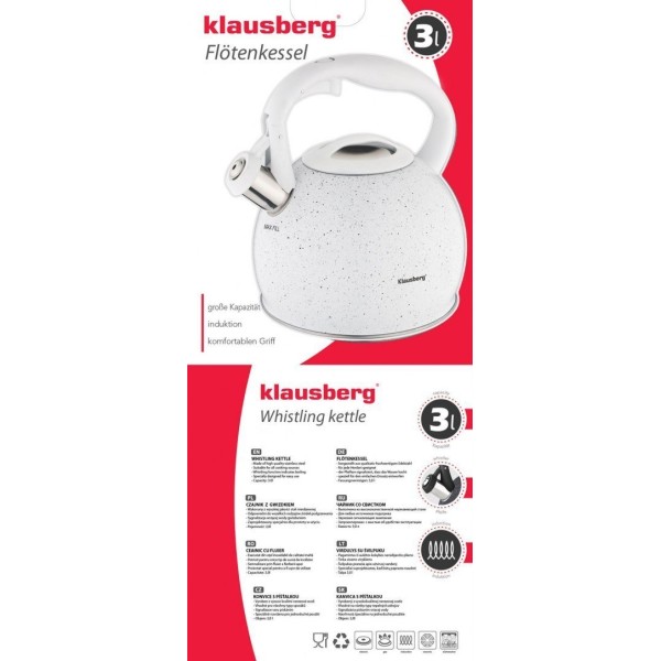 Чайник сталевий Klausberg KB-7265 (3.0 л)