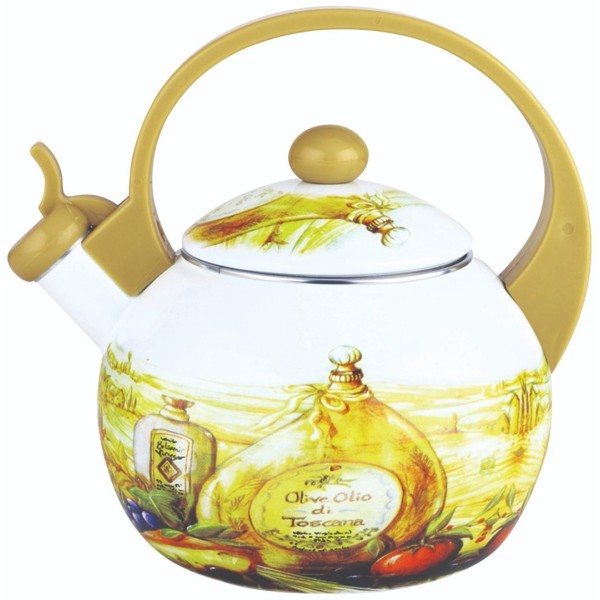 Czajnik emaliowany Kinghoff Olio KH-3700 2.0L na kuchnię indukcyjną i gazową