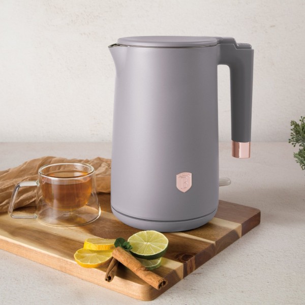 Електричний чайник BerlingerHaus Taupe Collection BH-9576 для швидкого заварювання чаю і кави