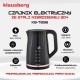Czajnik elektryczny Klausberg KB-7896 bezprzewodowy 1,7 l z regulacją temperatury czarny do kuchni