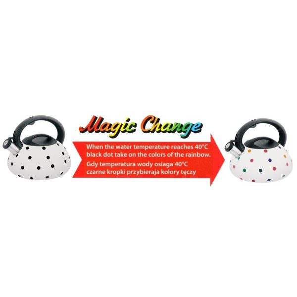 Czajnik stalowy Klausberg KB-7074 Magic Change 3.0L do kuchni i parzenia herbaty