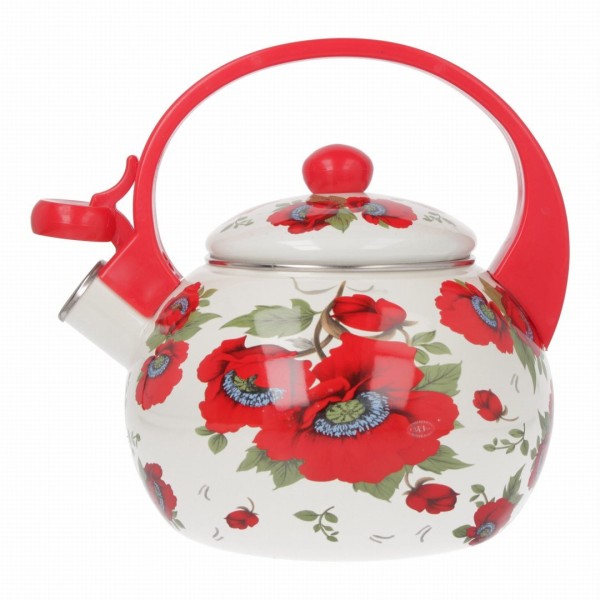 Czajnik emaliowany Brunbeste Poppy BB-2498 2,2L do parzenia herbaty i kawy