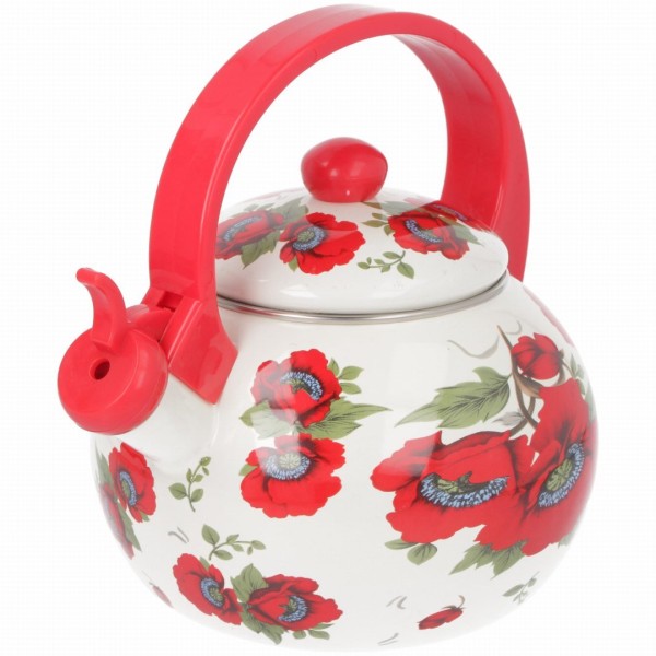 Czajnik emaliowany Brunbeste Poppy BB-2498 2,2L do parzenia herbaty i kawy