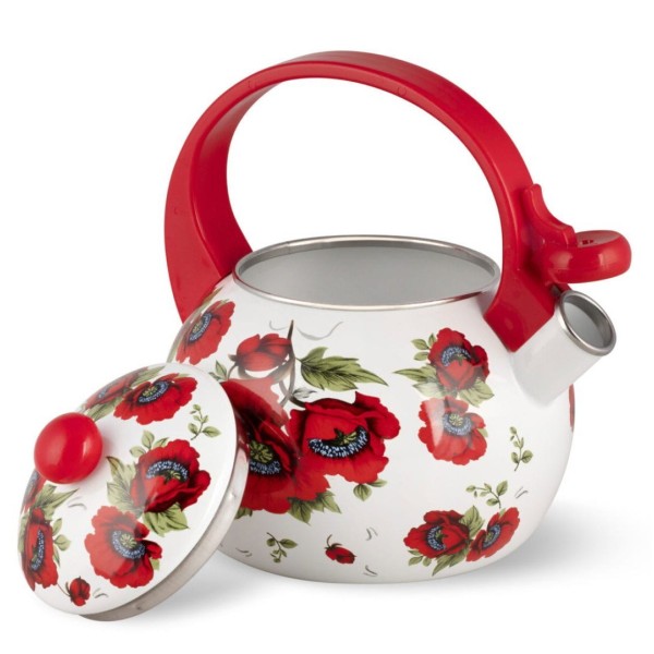 Czajnik emaliowany Brunbeste Poppy BB-2498 2,2L do parzenia herbaty i kawy