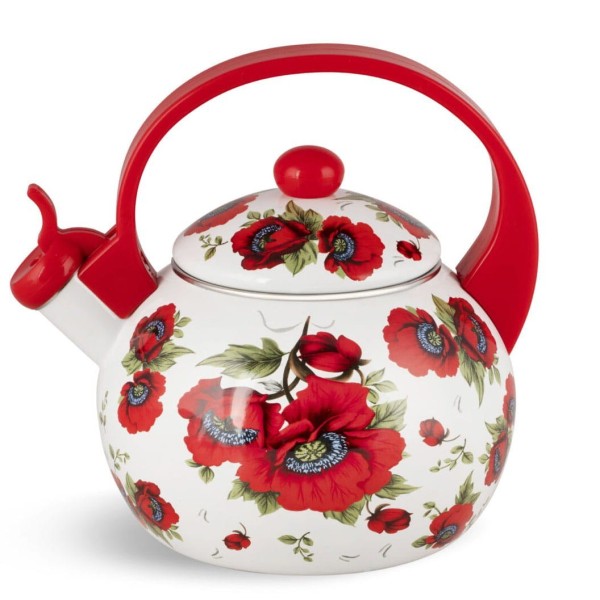 Czajnik emaliowany Brunbeste Poppy BB-2498 2,2L do parzenia herbaty i kawy