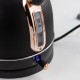 Czajnik elektryczny Klausberg KB-7905 z termometrem stal nierdzewna 1,8 l czarny/rose gold do kawy i herbaty