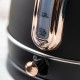 Czajnik elektryczny Klausberg KB-7905 z termometrem stal nierdzewna 1,8 l czarny/rose gold do kawy i herbaty