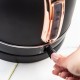 Czajnik elektryczny Klausberg KB-7905 z termometrem stal nierdzewna 1,8 l czarny/rose gold do kawy i herbaty