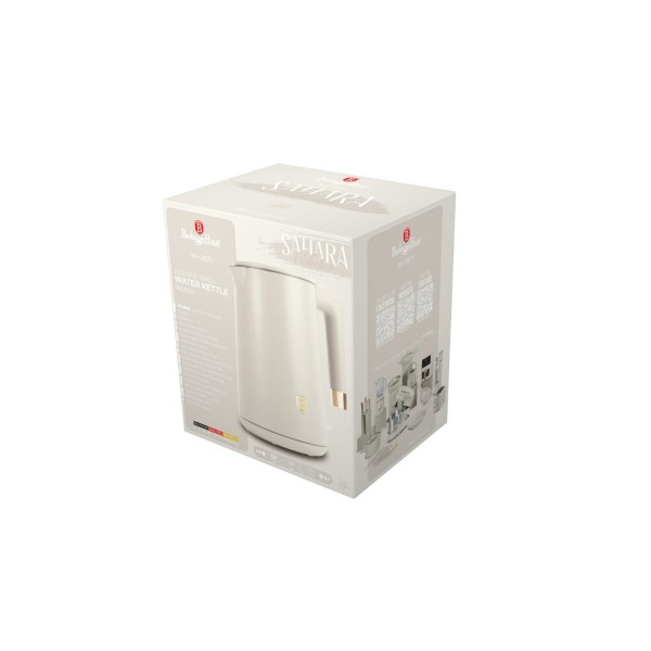 Електричний двошаровий чайник BerlingerHaus Sahara BH-9577 для швидкого заварювання чаю