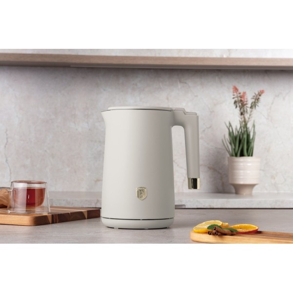 Електричний двошаровий чайник BerlingerHaus Sahara BH-9577 для швидкого заварювання чаю