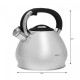 Czajnik stalowy KiNGHOFF KH-1211 do gotowania wody 3,4L
