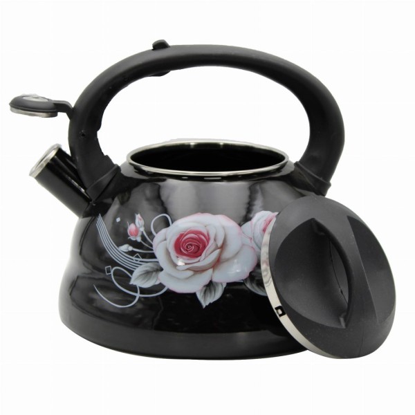 Czajnik emaliowany Brunbeste Black Rose BB-4552 3,0 L do parzenia herbaty i kawy