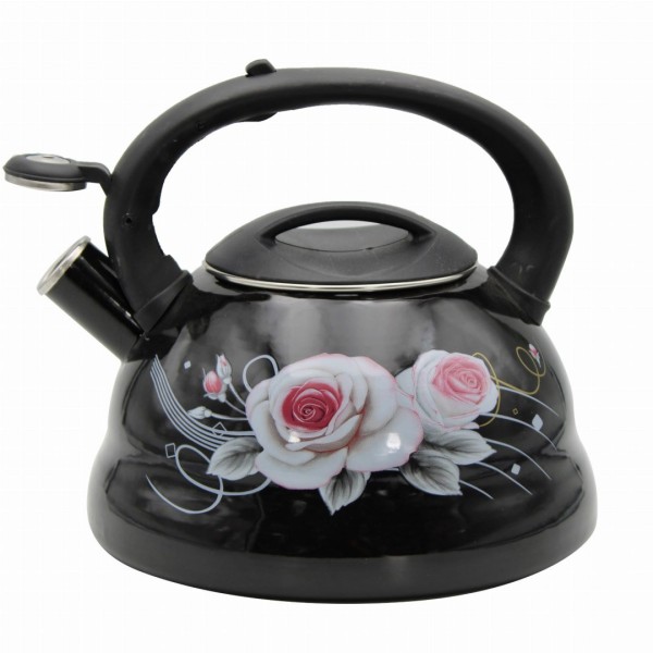 Czajnik emaliowany Brunbeste Black Rose BB-4552 3,0 L do parzenia herbaty i kawy