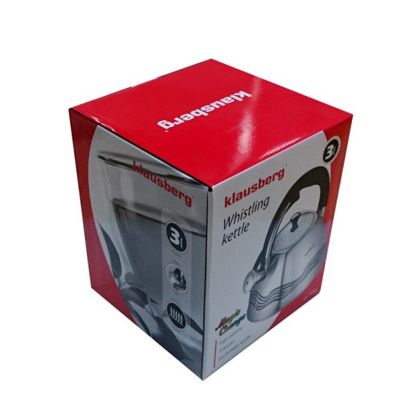 Czajnik stalowy Klausberg KB-7099 Thermo Indicator 3,0L do gotowania wody